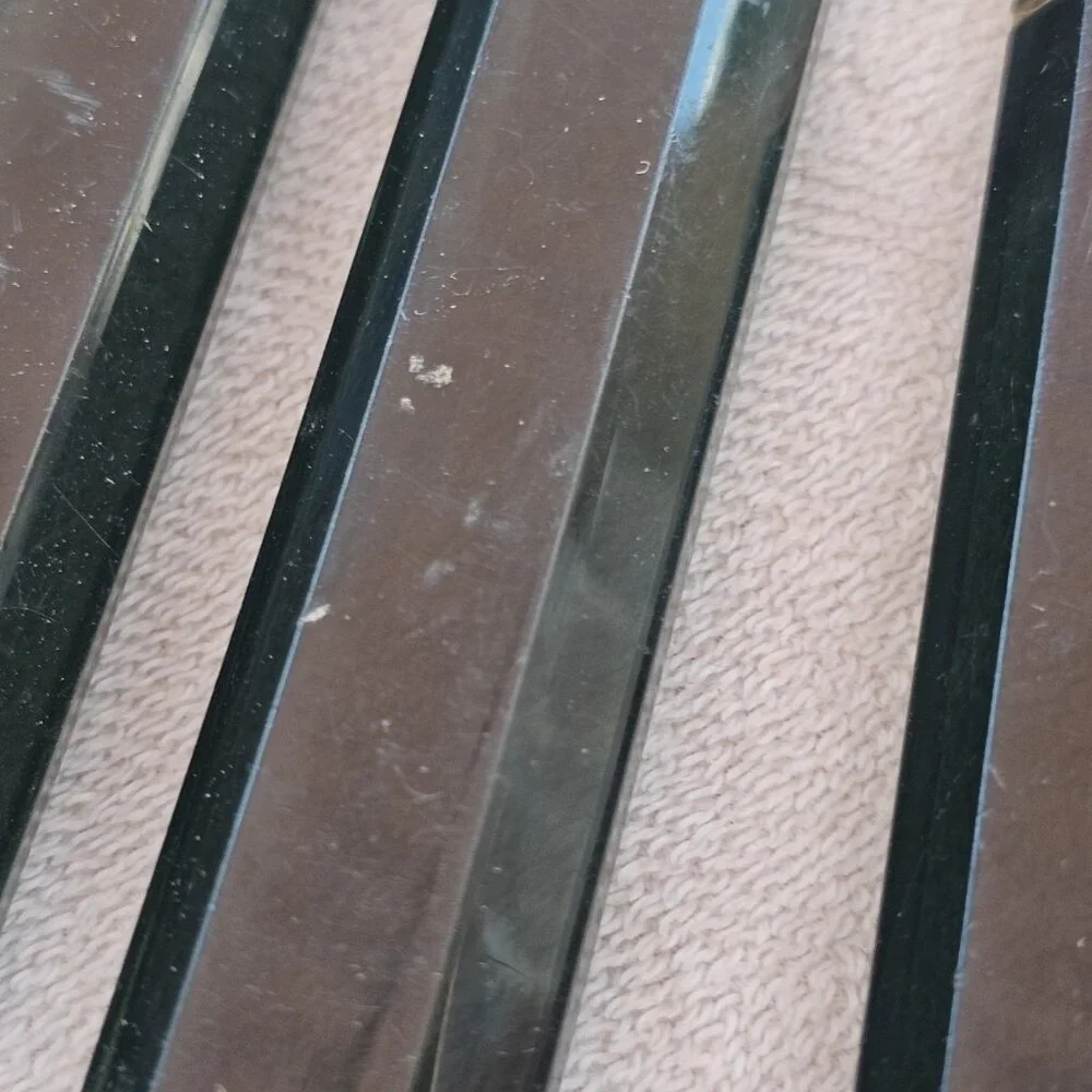 Prisma Jade Green Laslo Mikasa Dinner Knives Set Of‎ 8 Faceted Acrylic Japan